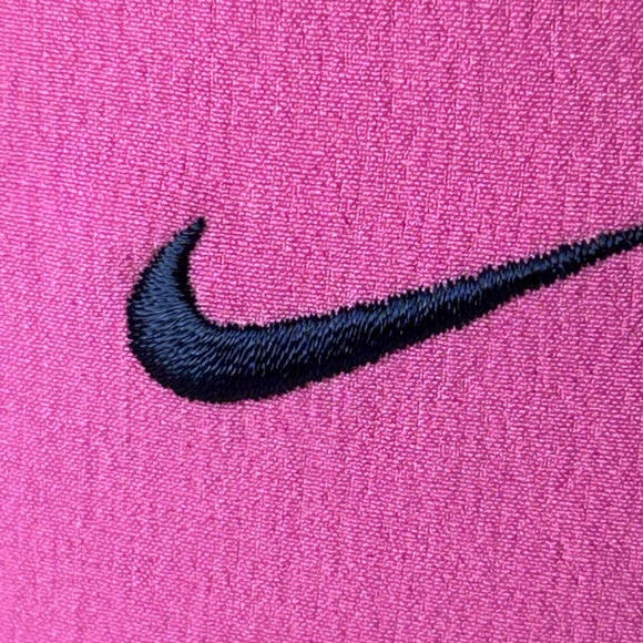 Nike Dri-Fit Fitness‎ High Waisted Lined Pink & Navy Shorts W/ Zip Pocket Sz XS - Picture 7 of 14